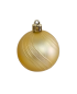 Preview: SIA Christbaumschmuck Weihnachtskugeln in Gold 8er-Set