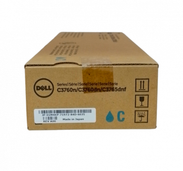 Dell 1M4KP Toner Cyan für Dell 3760 Serie Originalverpackung