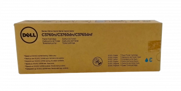 Preview: Dell 1M4KP Toner Cyan für Dell 3760 Serie Originalverpackung