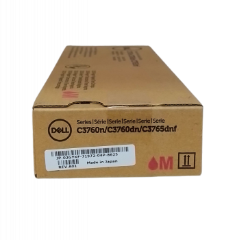 Dell 2GYKF Toner Magenta für Dell 3760 Serie Originalverpackung