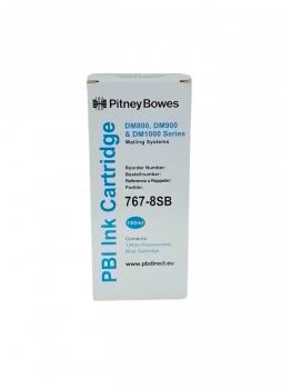 Pitney Bowes 767-8SB Tintenpatrone Frankiertinte Blau
