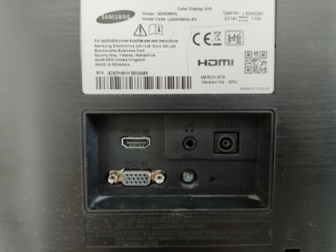 Preview: Samsung S24E390HL 24 Zoll Monitor, 60 Hz, VGA, HDMI