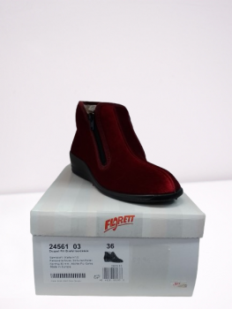 Varomed Florett Doppel RV-Stiefel Schuhe Gr. 36 Bordeaux Damen