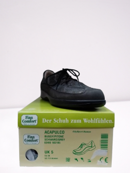 Finn Comfort Acapulco Schuhe Gr. 38 Schwarz Damen