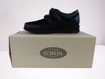 Preview: Nimco Mariet Velcro Schuhe Gr. 37,5 Schwarz Damen