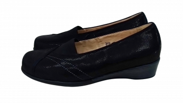 Preview: Waldläufer Schuhe Gr. 38 ½ Halbschuh Schwarz Damen