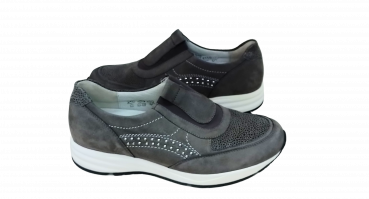 Waldläufer Schuhe Gr. 37 Halbschuh Grau Mamor Damen