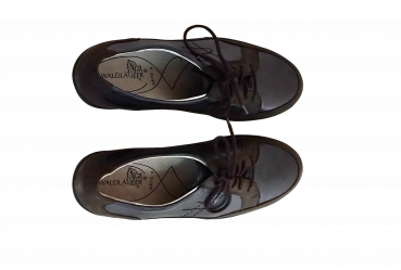 Preview: Waldläufer Schuhe Gr. 36 ½ Halbschuhe Schiefer