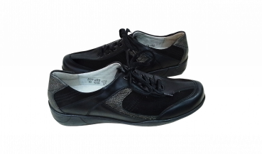 Waldläufer Schuhe Gr. 39 Halbschuh Schwarz Damen