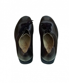 Preview: Waldläufer Schuhe Gr. 38 Halbschuh Schwarz Schiefer