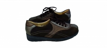 Waldläufer Schuhe Gr. 38 Halbschuh Schwarz Schiefer