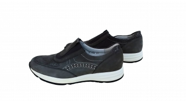 Preview: Waldläufer Schuhe Gr. 40 ½ Halbschuh Grau Mamor