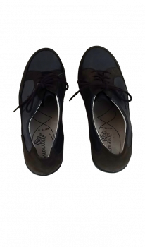 Preview: Waldläufer Schuhe Gr. 36 Halbschuhe Schiefer