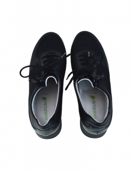 Preview: Waldläufer Schuhe Gr. 39 ½ Halbschuhe Schwarz
