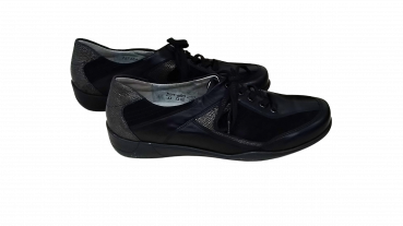 Preview: Waldläufer Schuhe Gr. 40 ½ Halbschuhe Schwarz