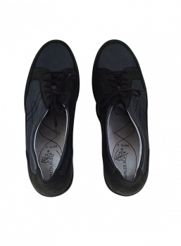 Preview: Waldläufer Schuhe Gr. 40 Halbschuhe Schiefer