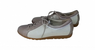 Preview: Waldläufer Schuhe Gr. 37 ½ Ballerina Perlenweiß