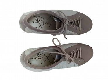 Preview: Waldläufer Schuhe Gr. 37 ½ Ballerina Perlenweiß