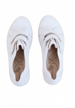 Preview: Waldläufer Schuhe Gr. 39 ½ Halbschuhe Weiß