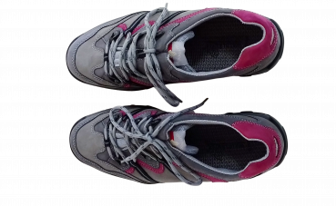 Preview: Waldläufer Schuhe Gr. 40 ½ Outdoor Trekking Schuhe Asphalt