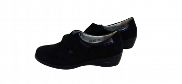 Preview: Waldläufer Schuhe Gr. 39 Halbschuhe Schwarz Nero