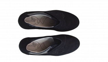 Preview: Waldläufer Schuhe Gr. 39 Halbschuhe Schwarz Nero