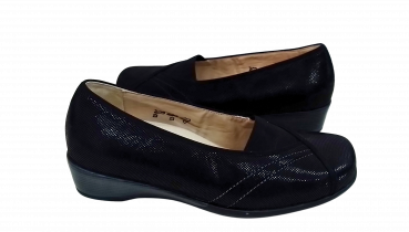 Waldläufer Schuhe Gr. 38 ½ Halbschuh Schwarz Damen