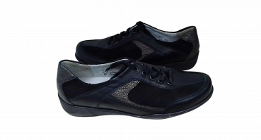 Waldläufer Schuhe Gr. 39 Halbschuhe Schwarz