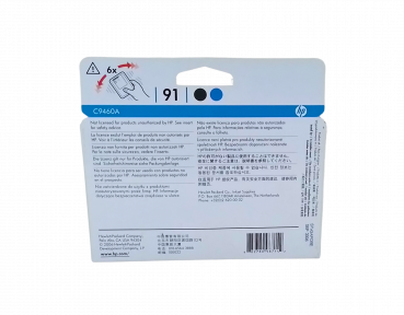 Preview: Original HP Z6100 C9460A Druckkopf Schwarz Matt und Cyan MHD überschritten