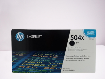HP Original Toner 504X - CE250X für HP Color LaserJet CM 3500 Series