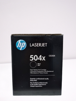 Preview: HP Original Toner 504X - CE250X für HP Color LaserJet CM 3500 Series