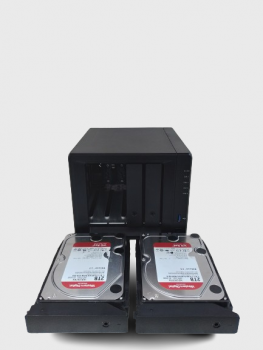 Preview: Synology DS918+ Diskstation mit 2x WD 2TB NAS HDD