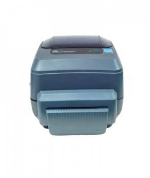 Zebra GX430t Etikettendrucker Thermotransfer mit Etikettentrennmesser, 300 x 300 dpi