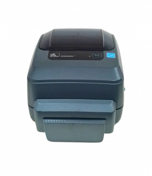 Zebra GX430t Etikettendrucker Thermotransfer mit Etikettentrennmesser, 300 x 300 dpi