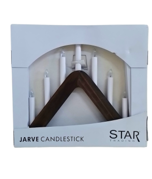 Preview: Star Trading Jarve Klassischer 7-flammiger Adventsleuchter