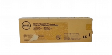 Dell KT6FG Toner Schwarz für Dell 3760 Serie Originalverpackung