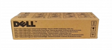 Preview: Dell PN124 Toner Gelb für Dell 1320 Originalverpackung