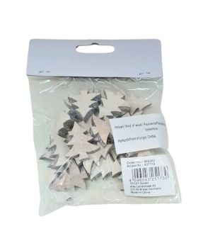 Preview: TFC51 Weihnachtsbaum Tannenbaum Streudeko Basteldeko in Beige, 3cm Größe