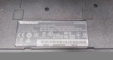 Preview: Lenovo Thinkpad Ultradock mit HDMI DPort LAN USB