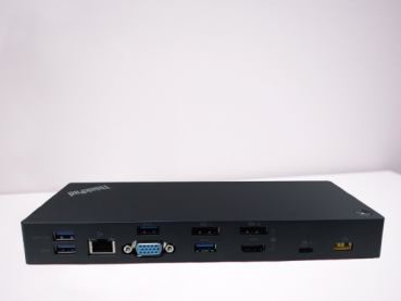 Preview: Lenovo Thinkpad Thunderbolt 3 Dock mit Netzteil und USB-C Kabel