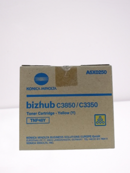 Konica Minolta Original Toner TNP48Y - A5X0250 für Bizhub C3850 C3350
