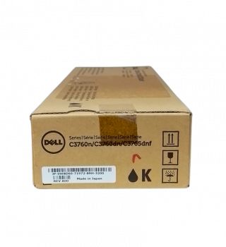 Preview: Dell W8D60 Toner Schwarz für Dell 3760 Serie Originalverpackung