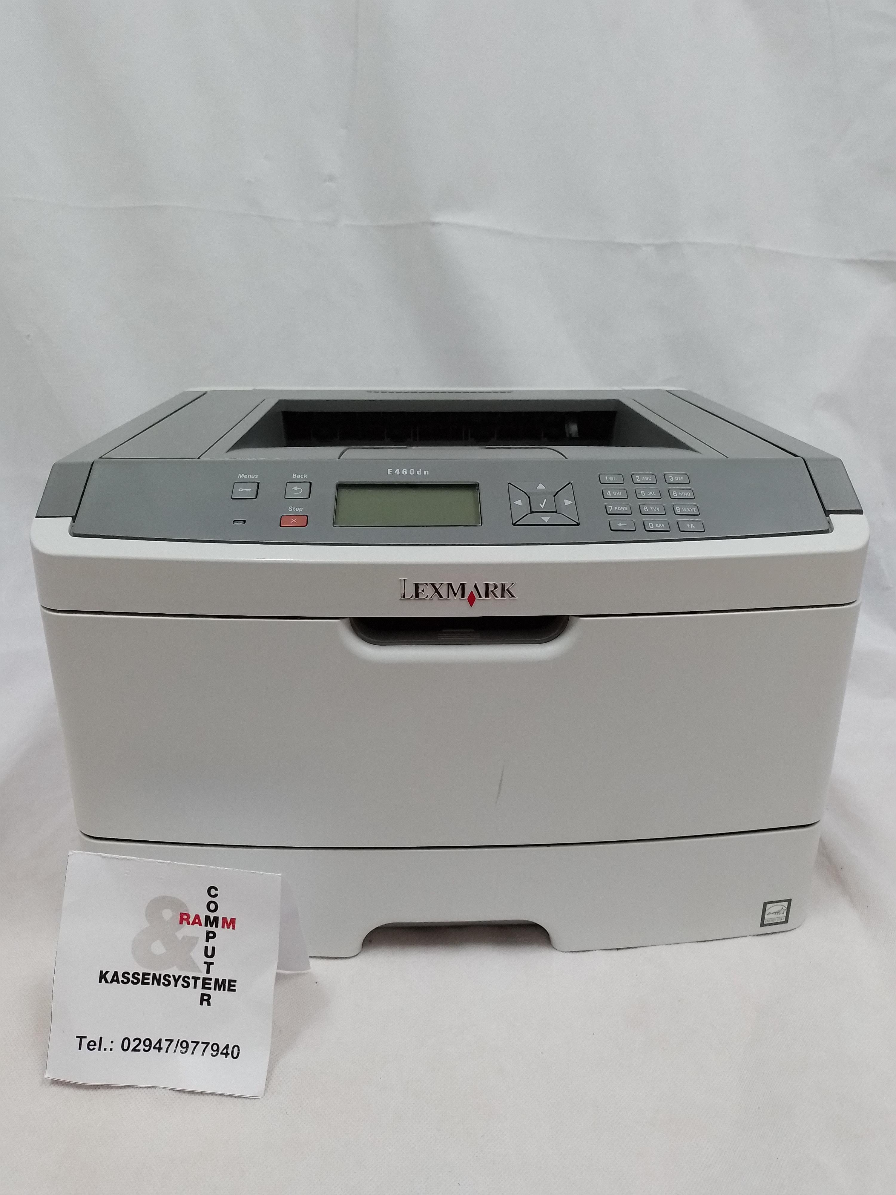 Ramm Computer Lexmark E460dn Laserdrucker LAN USB Duplex nur 77066 Seiten