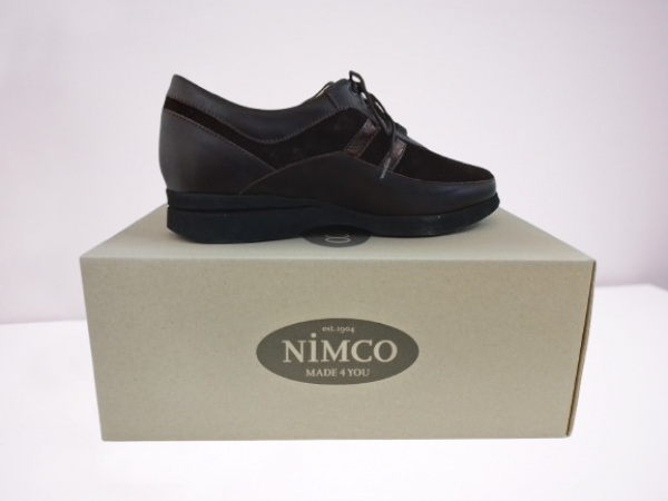 Nimco Mariet Lace Schuhe Gr. 38 Kaffee Damen