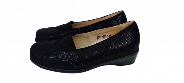 Waldläufer Schuhe Gr. 38 Halbschuh Schwarz Damen