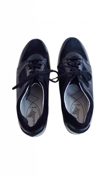 Waldläufer Schuhe Gr. 40 Halbschuhe Schwarz