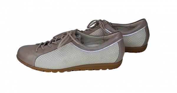 Waldläufer Schuhe Gr. 40 Halbschuhe Cappucino Creme