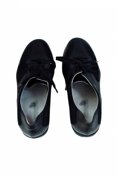 Waldläufer Schuhe Gr. 38 Halbschuh Schwarz Damen