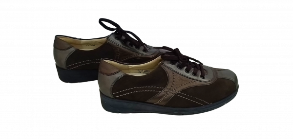 Waldläufer Schuhe Gr. 38 Halbschuh Schwarz Schiefer