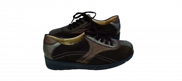 Waldläufer Schuhe Gr. 38 Halbschuh Schwarz Schiefer